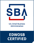 U.S. Small Business Administration Economically-Disadvantaged Woman-Owned Small Business logo