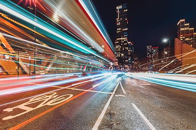 Fast-paced city